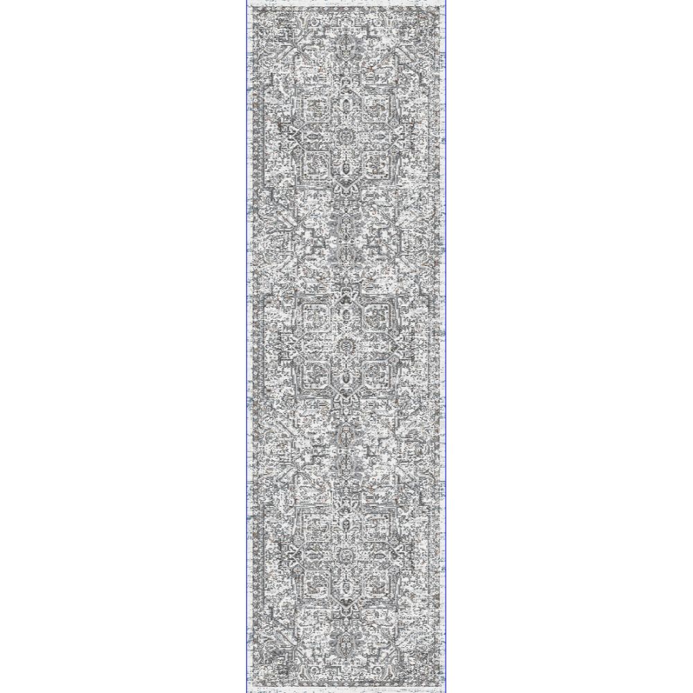 Dynamic Rugs 7977-999 Capella 2.2 Ft. X 7.7 Ft. Finished Runner Rug in Grey/Multi   